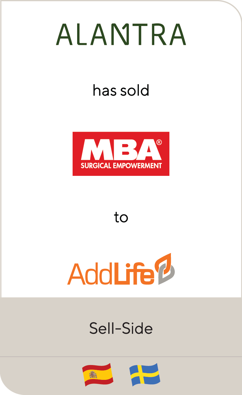 Alantra Partners MBA Incorporado S.L. AddLife AB 2022