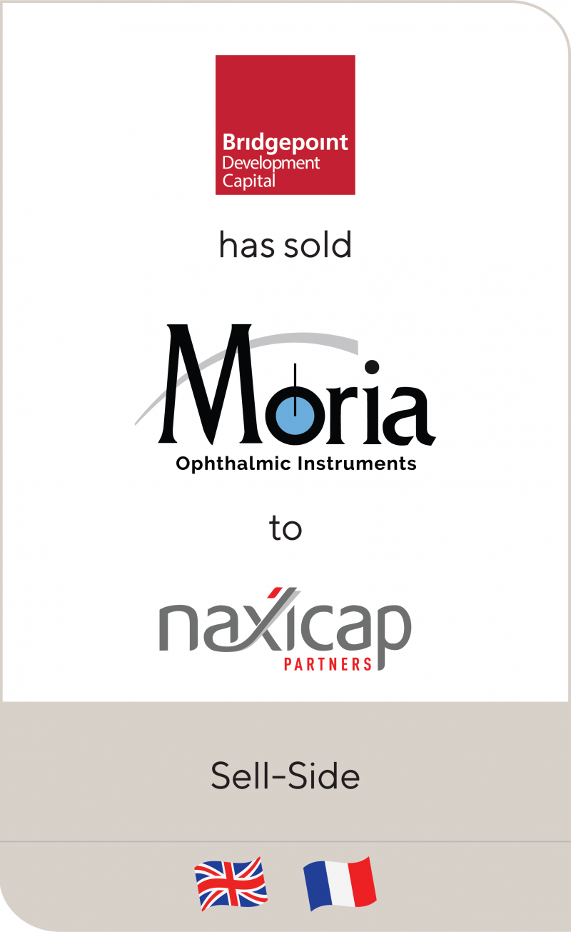 Bridgepoint Development Capital Moria Naxicap Partners 2019