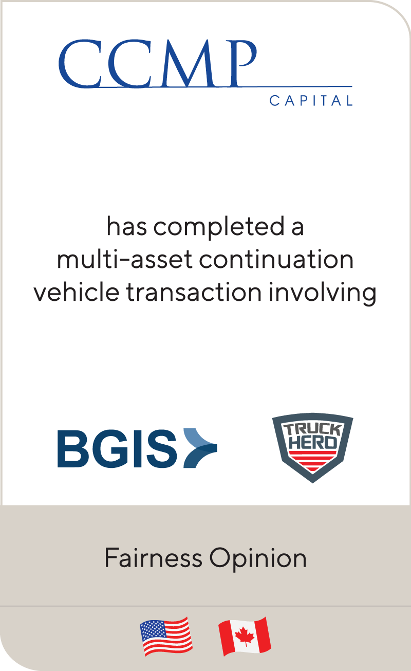 CCMP Capital BGIS Truck Hero 2021