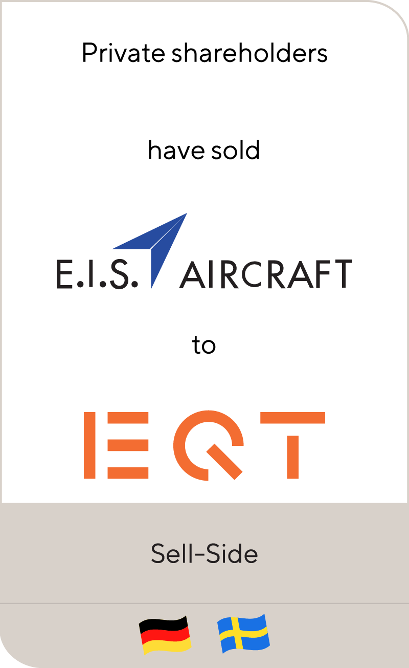 E.I.S. Holding has been acquired by EQT and the Management