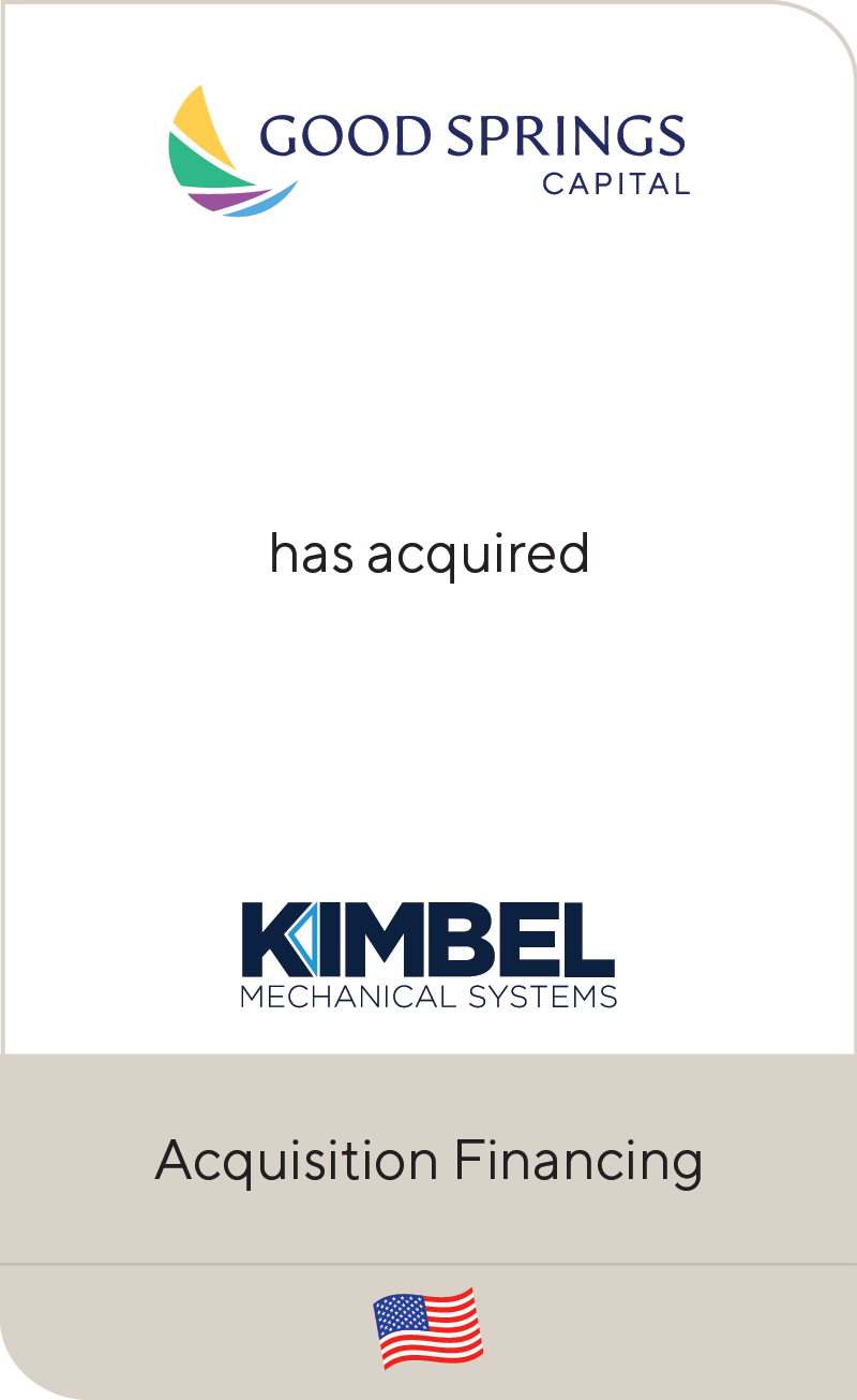 Good Springs Capital Kimbel Mechanical Systems 2024