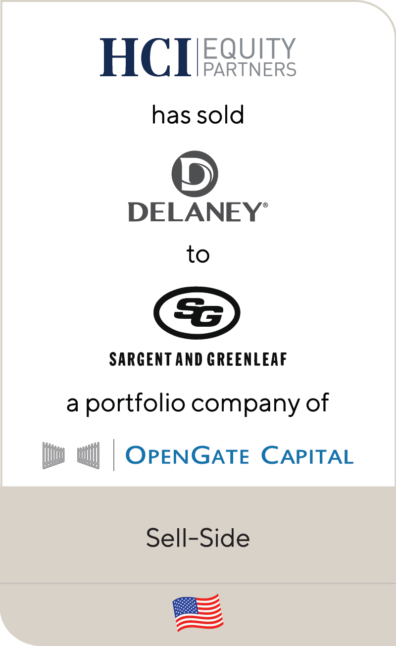 HCI Delaney Sargent & Greenleaf S&G OpenGate 2019