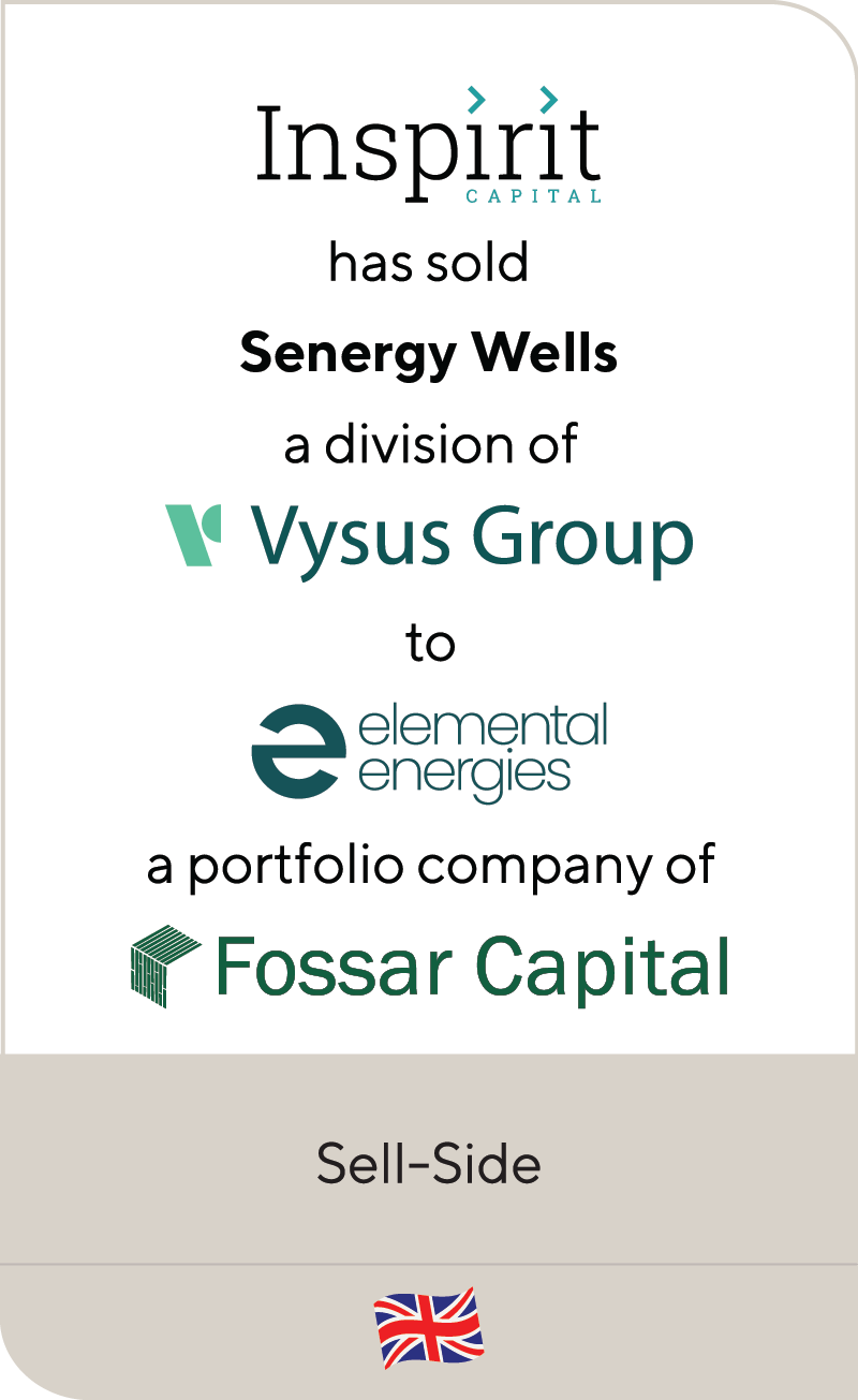 Inspirit Capital Senergy Wells Vysus Group Elemental Energies Fossar Capital 2022