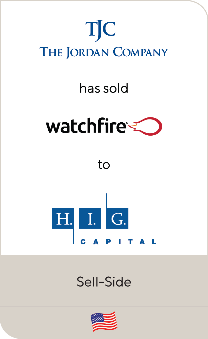 Jordan Company Watchfire HIG Capital 2022