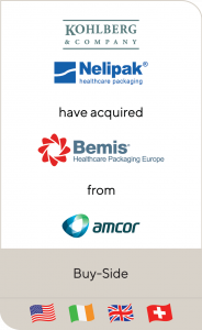 Kohlberg Bemis Amcor Nelipak 2019