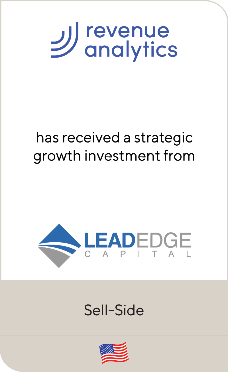 Revenue Analytics Inc Lead Edge Capital 2022